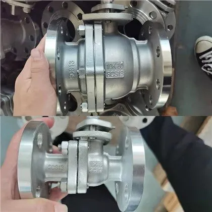 Ss Фланцевий кульовий кран